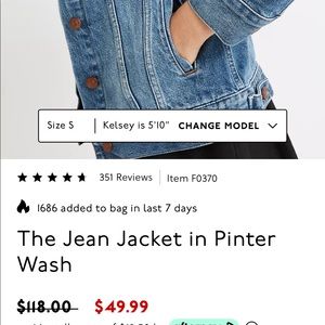 Madewell Jean jacket